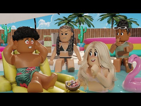 MY TEEN SNUCK HER BOYFRIEND IN THE HOUSE!! * SECRET POOL PARTY?!* | Bloxburg Family Roleplay