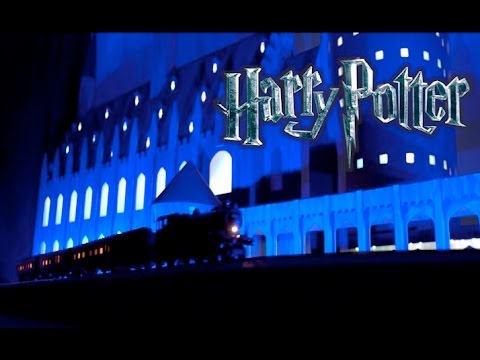 Best of Harry Potter Christmas Light Show (watch till end!!!)